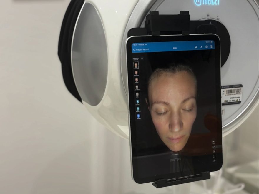 Digital skin analysis machine at AbbieJaine Aesthetics Basildon